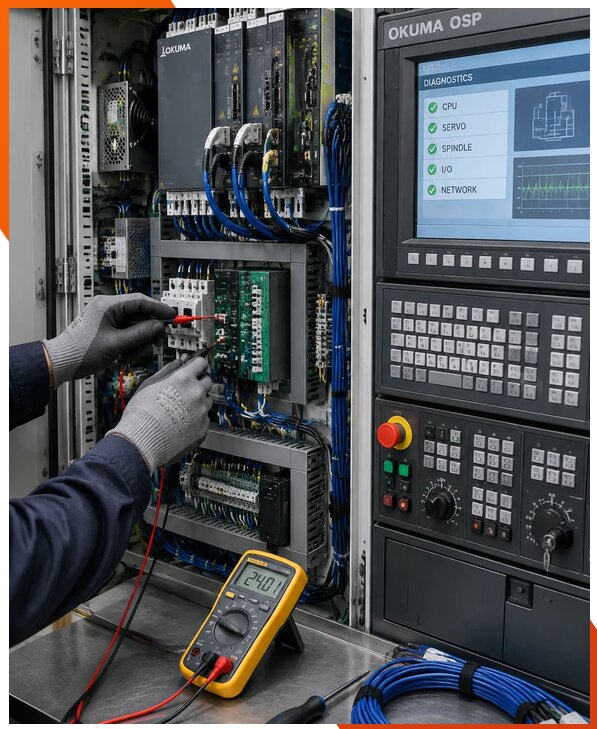 Ремонт систем ЧПУ Okuma OSP в Сегеже